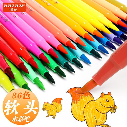 軟頭水彩筆繪畫套裝：兒童創(chuàng)意繪畫的理想選擇